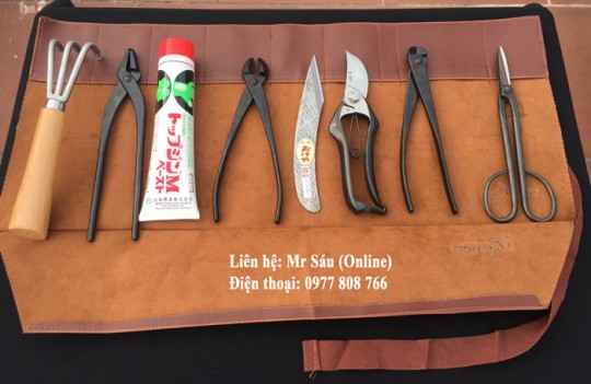 Bộ dụng cụ Bonsai Nhật Bản Su35